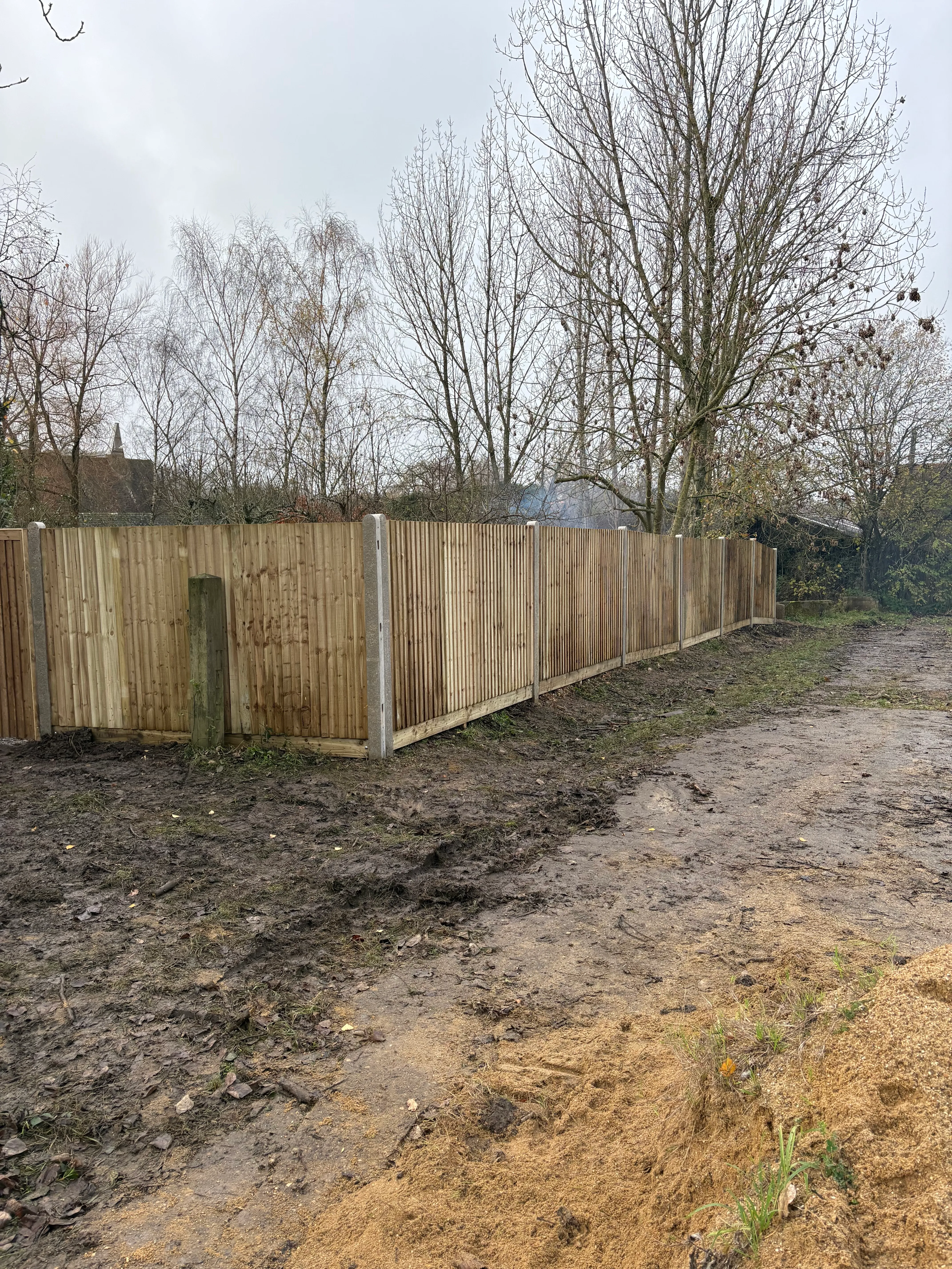 A photo from the Closeboard replacement  case study in Goudhurst.
